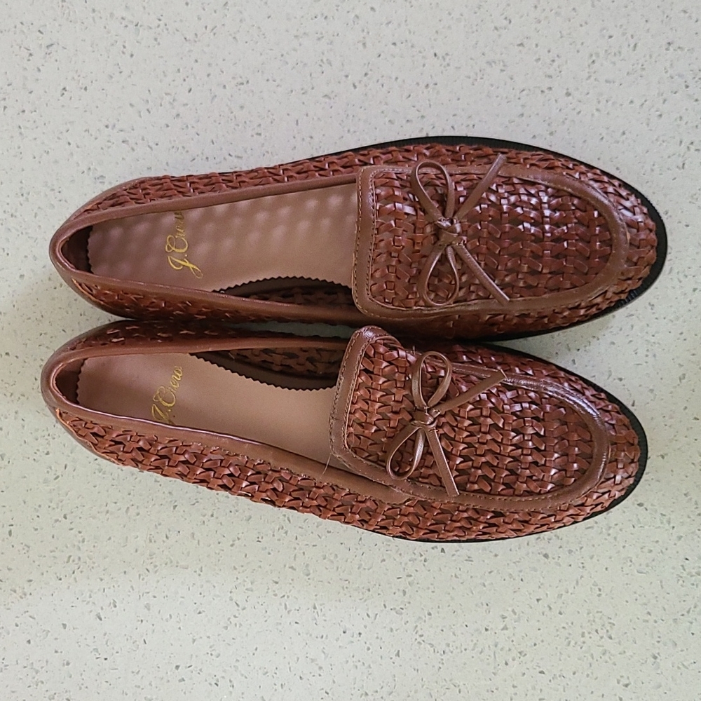 J. Crew classic woven loafer